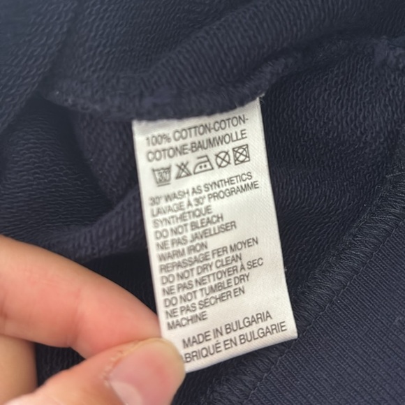 PS Paul Smith Mens Classic Crewneck Long Sleeve Sweatshirt Navy Size XXL - Picture 5 of 5